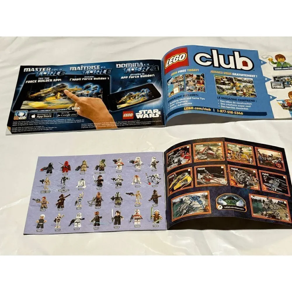 Lego Star Wars Manual‎ Only 75136 & 75034 Both in Very Good Shape